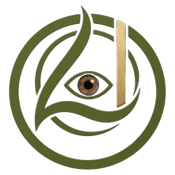 LumenSpatial emblem with circular leaf geometry and a gold light bar.