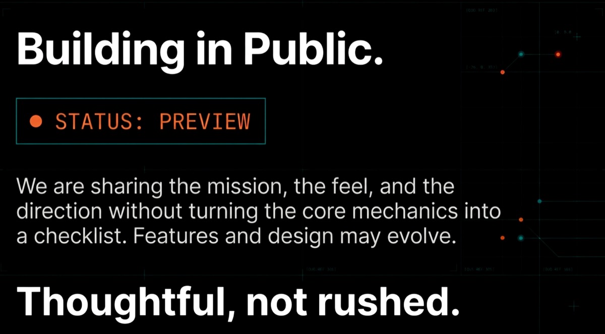 Public preview note slide.