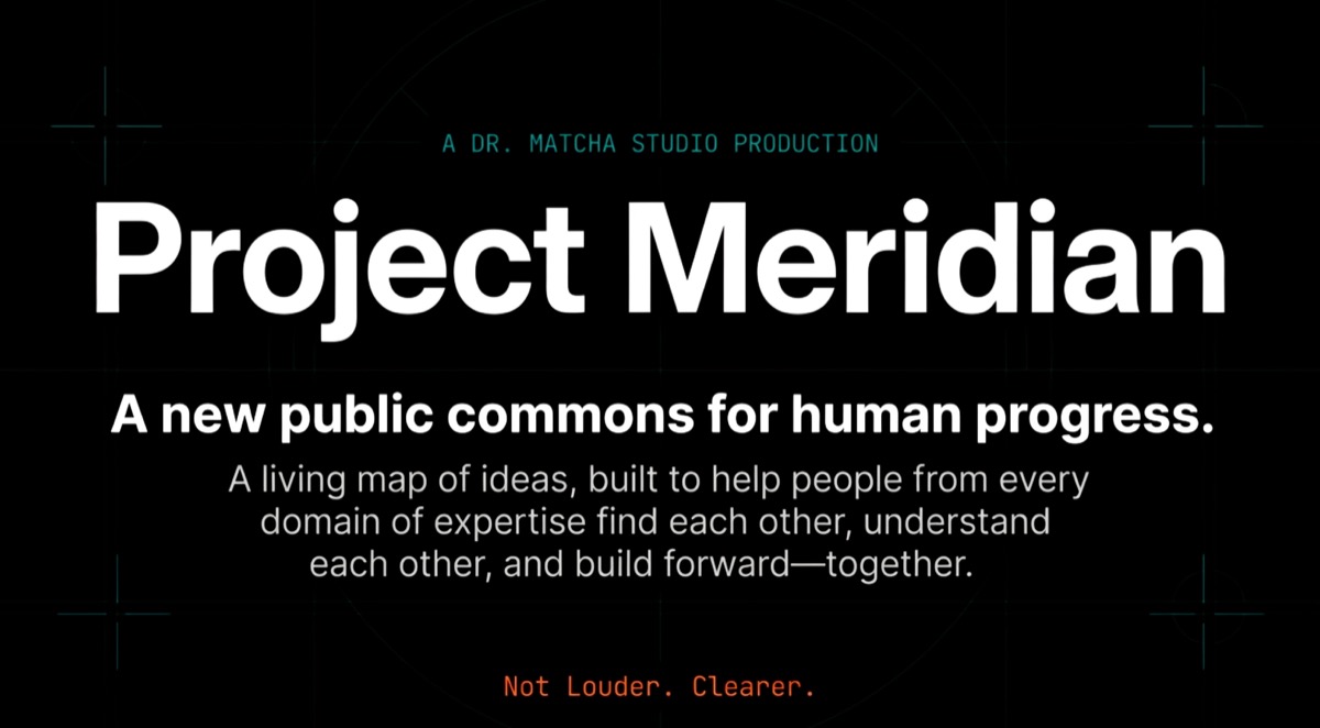 Project Meridian initiative slide.