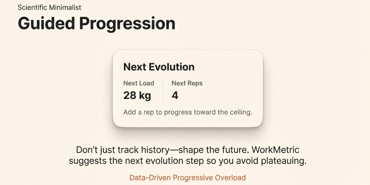 Quick set entry flow and precision logging.